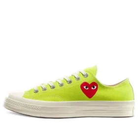 Converse x COMME des GARCONS PLAY Chuck 70 Low „Bright Green“