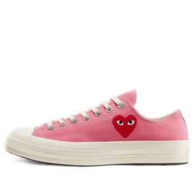 Converse x COMME des GARCONS PLAY Chuck 70 Low „Bright Pink“