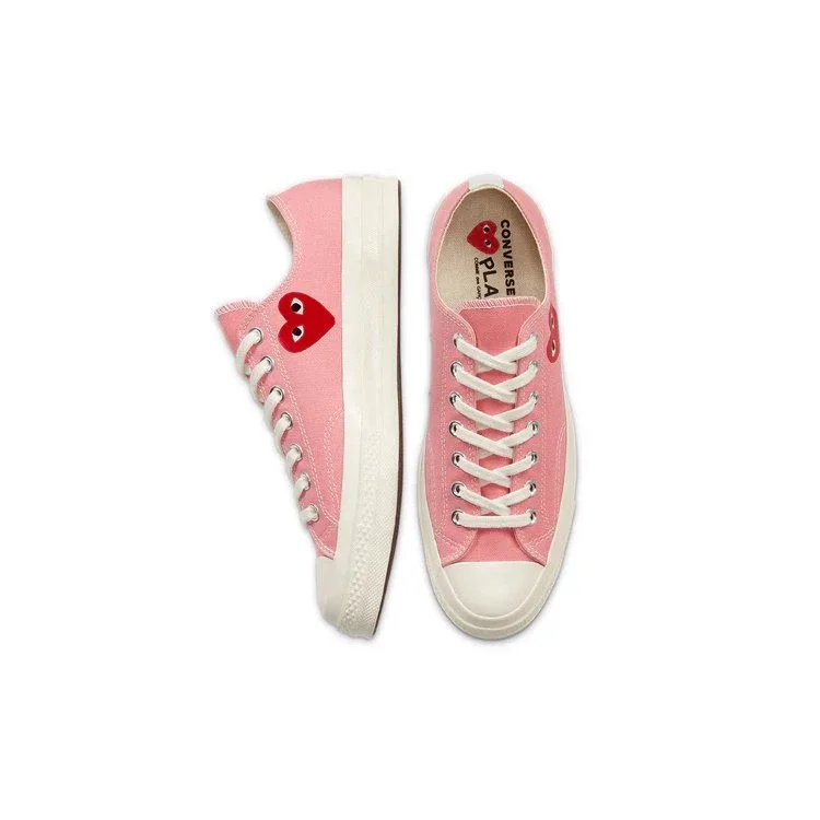 Converse x COMME des GARCONS PLAY Chuck 70 Low „Bright Pink“ Converse x COMME des GARCONS PLAY Chuck 70 Low „Bright Pink“