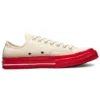 Converse x COMME des GARCONS PLAY Chuck 70 Low „Pristine Red“