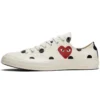 Converse x COMME des GARCONS PLAY Chuck 70 Low „White Polka Dot“ Converse x COMME des GARCONS PLAY Chuck 70 Low „White Polka Dot“