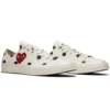 Converse x COMME des GARCONS PLAY Chuck 70 Low „White Polka Dot“ Converse x COMME des GARCONS PLAY Chuck 70 Low „White Polka Dot“