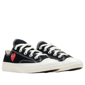 Converse x Comme des Garcons PLAY Chuck 70 Ox „Single Heart Black“ Converse x Comme des Garcons PLAY Chuck 70 Ox „Single Heart Black“