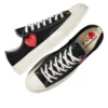 Converse x Comme des Garcons PLAY Chuck 70 Ox „Single Heart Black“