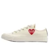 Converse x Comme des Garcons PLAY Chuck 70 Ox „Single Heart Milk“