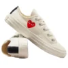 Converse x Comme des Garcons PLAY Chuck 70 Ox „Single Heart Milk“