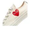 Converse x Comme des Garcons PLAY Chuck 70 Ox „Single Heart Milk“