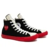 Converse x COMME des GARONS PLAY Chuck Taylor High „Black Red“