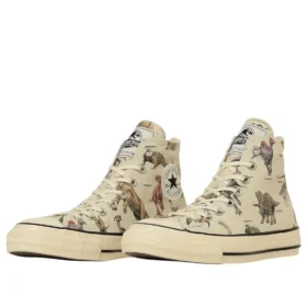 Converse x Jurassic Park Chuck Taylor All Star Aged DP Hi „Natural“ Converse x Jurassic Park Chuck Taylor All Star Aged DP Hi „Natural“