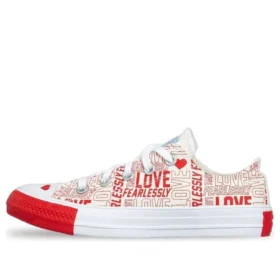 Converse x Love Fearlessly Chuck Taylor All Star Low „Red“ Converse x Love Fearlessly Chuck Taylor All Star Low „Red“