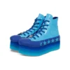 Converse x Miley Cyrus Chuck Taylor All Star Platform Faux Patent Hi „Gnarly Blue“