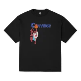 Converse x Space Jam: A New Legacy Court Ready Tee asijské velikosti „černá“ Converse x Space Jam: A New Legacy Court Ready Tee asijské velikosti „černá“