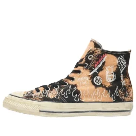 Converse x Stranger Things 5 Chuck Taylor All Star Aged 87 HC Hi „Bleached Black“