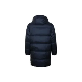Dlouhá péřová bundy, asijské velikosti „Navy Blue“ Dlouhá péřová bundy, asijské velikosti „Navy Blue“