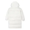 Dlouhá péřová bundy, asijské velikosti, „White“