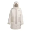 Dlouhá péřová bundy Counter Climate, asijské velikosti „Beige“