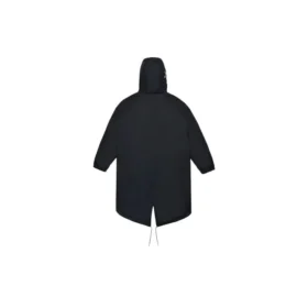 Dlouhý trenčkot z peří, asijské velikosti, „Black“ Dlouhý trenčkot z peří, asijské velikosti, „Black“