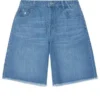 Džínové šortky Asijské velikosti „Light Blue Wash“