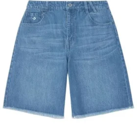 Džínové šortky Asijské velikosti „Light Blue Wash“