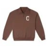 Essential Sweatshirt Asijské velikosti „Brown“