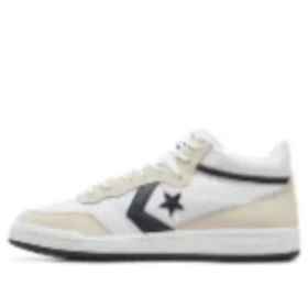 Fastbreak Pro z kůže a semiše „White Black Beige“