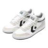 Fastbreak Pro z kůže a semiše „White Black Beige“