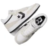Fastbreak Pro z kůže a semiše „White Black Beige“