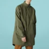 Funkční parka, asijské velikosti „Military Green“