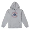 Go-To All Star Patch Standard-Fit Fleece Pullover Hoodie Asijské velikosti „Šedá“