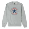 Go-To Chuck Taylor All Star Patch Standard-Fit Fleece Sweatshirt Asia Sizing „Grey“