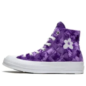 Golf Le Fleur x Chuck 70 Hi „Quilted Velvet Tillandsia Purple“