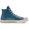 Iridescent Chuck 1970s High Top „Blue White“