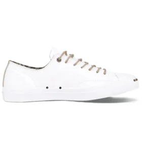 Jack Purcell Odolné protiskluzové nízké boty pro volný čas a skateboarding Unisex Bílé