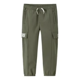Jednobarevné kalhoty s elastickým pasem Asijské velikosti „Olive Green“ Jednobarevné kalhoty s elastickým pasem Asijské velikosti „Olive Green“
