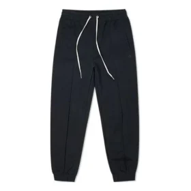 Jednobarevné kalhoty s tkaničkami Feet Sports / Joggingové kalhoty / Tepláky Tmavě černé Jednobarevné kalhoty s tkaničkami Feet Sports / Joggingové kalhoty / Tepláky Tmavě černé