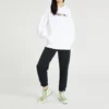 Jednobarevné kalhoty s tkaničkami Feet Sports / Joggingové kalhoty / Tepláky Tmavě černé