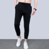 Joggingové kalhoty s logem, asijské velikosti „Black“