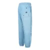 Joggingové kalhoty z tkaného chambray s výšivkou, asijské velikosti „Blue“