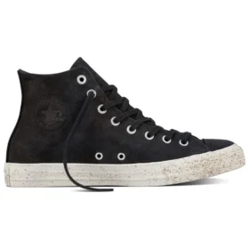 Kožené tenisky Chuck Taylor All Star High Top „Black“