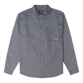 Košile s knoflíky Oxford, asijské velikosti „Grey Blue“ Košile s knoflíky Oxford, asijské velikosti „Grey Blue“