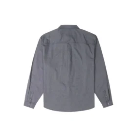 Košile s knoflíky Oxford, asijské velikosti „Grey Blue“ Košile s knoflíky Oxford, asijské velikosti „Grey Blue“