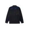 Košile z manšestru s barevnými bloky, asijské velikosti „Navy Black“