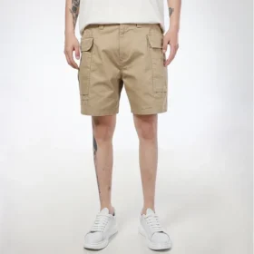 Kratké cargo kalhoty, asijské velikosti „Khaki“