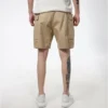 Kratké cargo kalhoty, asijské velikosti „Khaki“