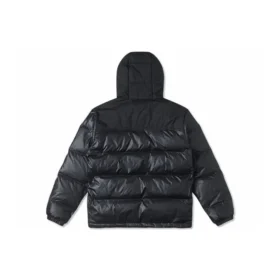 Krátký péřový kabát, asijské velikosti „Black“ Krátký péřový kabát, asijské velikosti „Black“
