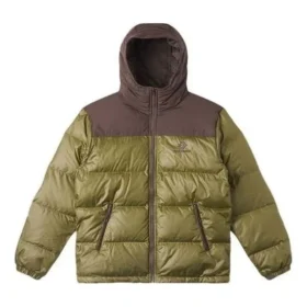 Krátký péřový kabát, asijské velikosti „Green“ Krátký péřový kabát, asijské velikosti „Green“