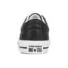 Leather One Star Low Top „Black White“