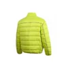 Lehká péřová bundy se stojáčkem, asijské velikosti „Fluorescent Green“