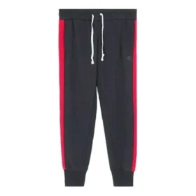 Ležérní kalhoty Asijské velikosti „Black Red“