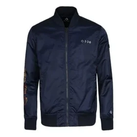 Ležérní sportovní bundy s stojáčkem a knoflíky, asijské velikosti „Navy“ Ležérní sportovní bundy s stojáčkem a knoflíky, asijské velikosti „Navy“